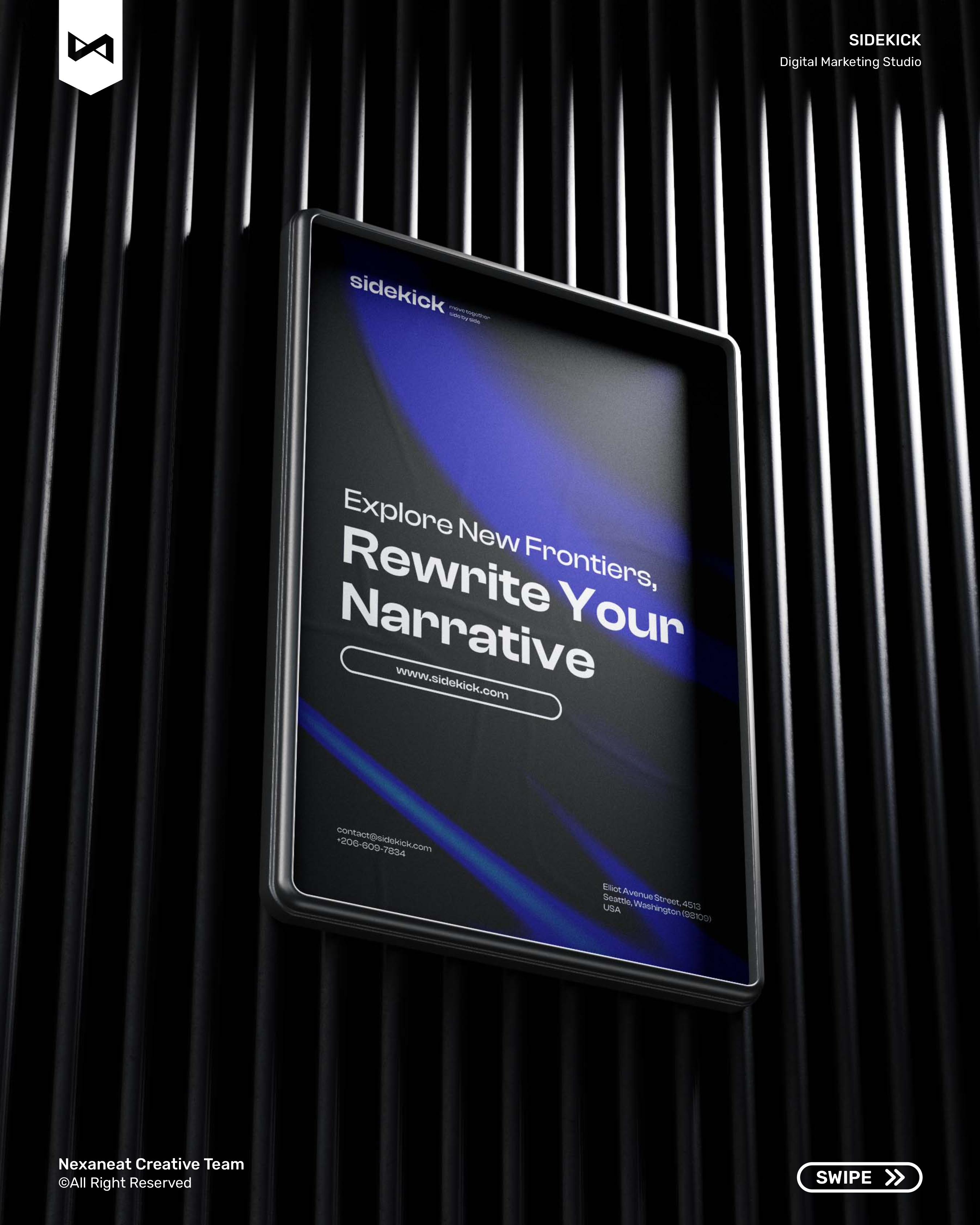 Frame 09 — explore new frontiers